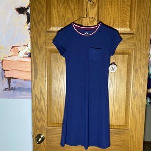 Blue SO T Shirt Dress